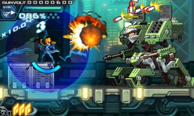 Azure Striker: Gunvolt opens up official English site