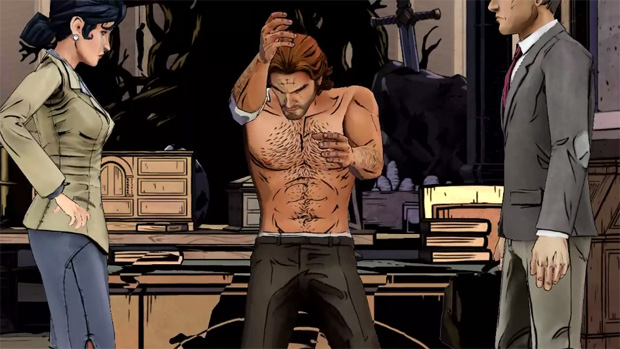 Spontaneous pole dancing in The Wolf Among Us