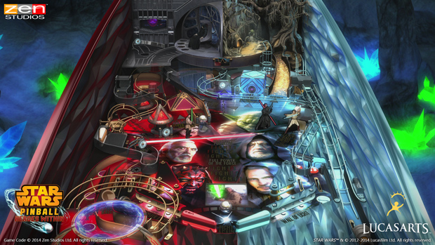 Star Wars Pinball's final Masters of the Force table looks nuts