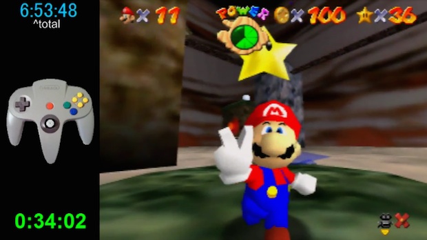 Super Mario 64 speedrun record beat at 1 hour and 43 minutes