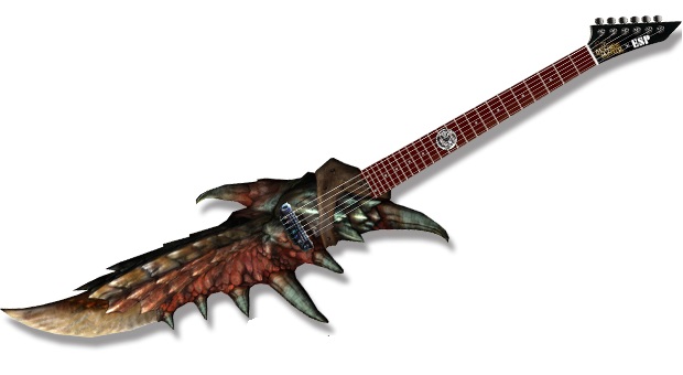 Shred with this ridiculous Monster Hunter guitar