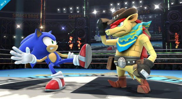 Dillon of Dillon's Rolling Western appearing in Smash Bros. 4 as Assist Trophy