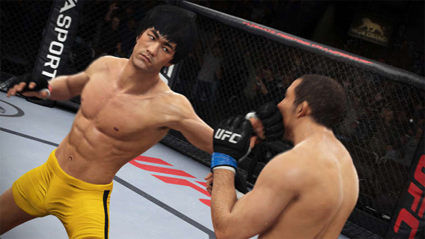 Here's Bruce Lee kicking ass in EA Sports UFC