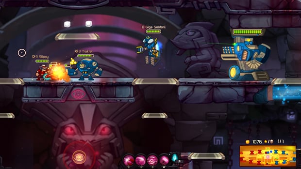 Awesomenauts adds Sentry X-58 and replays