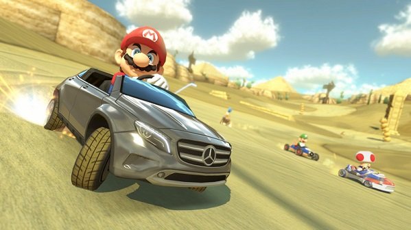 Mario Kart 8 is getting free Mercedes Benz DLC