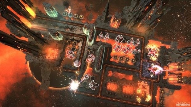 Fight back against filthy human invaders in Anomaly Defenders