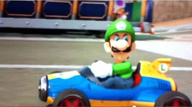 Death glare: Luigi is not a man you want to mess with