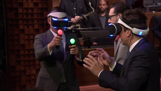 Jimmy Fallon and Channing Tatum played with Project Morpheus on the Tonight Show