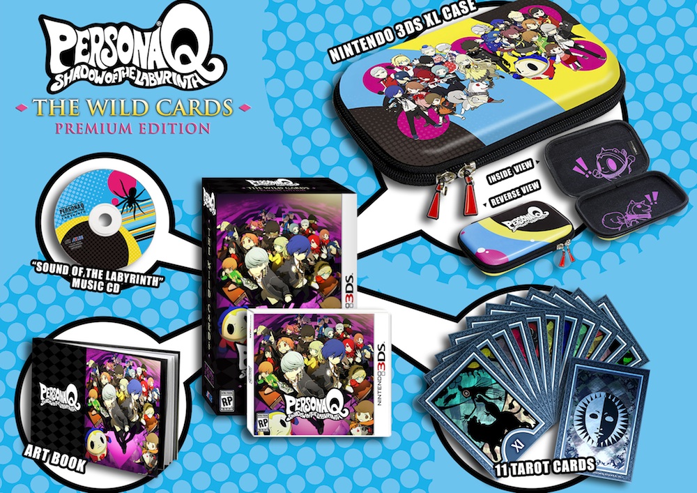 Persona Q 'The Wild Cards' Premium Edition announced