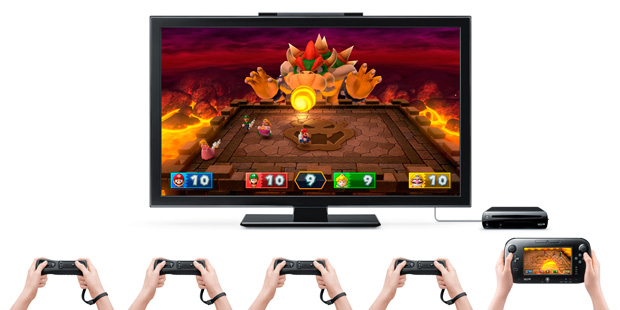It's everyone vs. Bowser in Mario Party 10 on Wii U