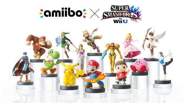 The Smash Bros. amiibo figures are AI-controlled