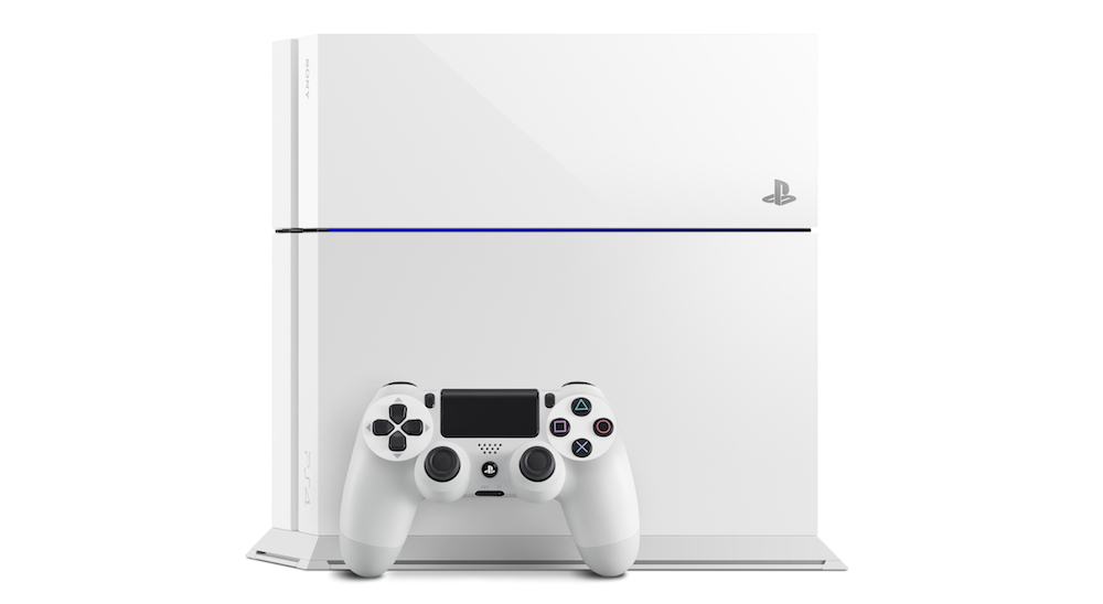Here are some fancy product shots of the white PS4 and PS Vita TV