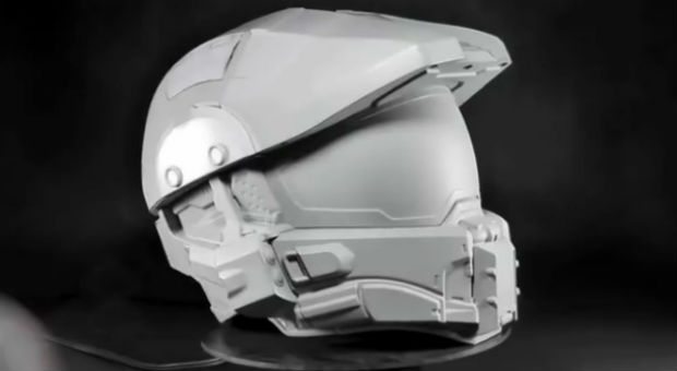 NECA's Master Chief motorcycle helmet is cool, but you might look like a dork in it