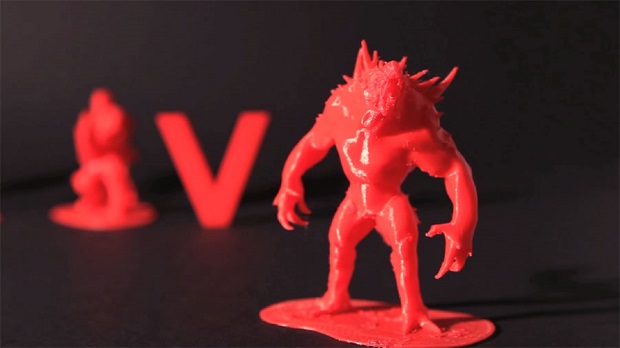 Go ahead and 3D print these Evolve figures, you early adopter