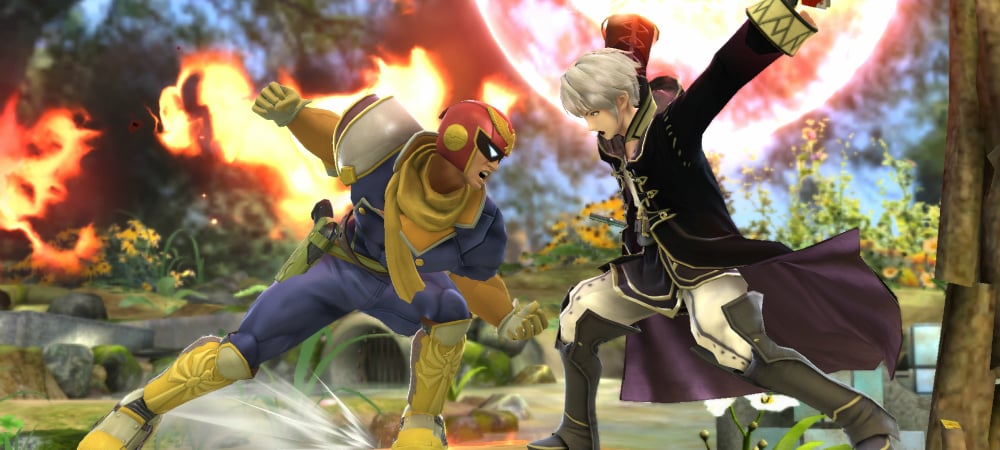 Here's a new batch of Super Smash Bros. screenshots with Captain Falcon, Lucina, and Robin