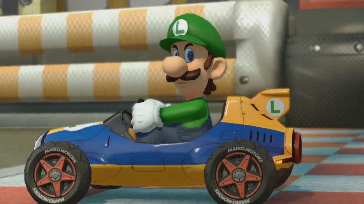 Luigi's death stare returns in new Mario Kart 8 TV ad