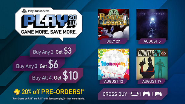 This year's PlayStation Store PLAY lineup is solid