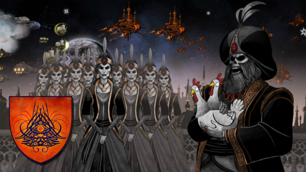 Conflicks has a great alternate history setup with anachronistic space colonialism