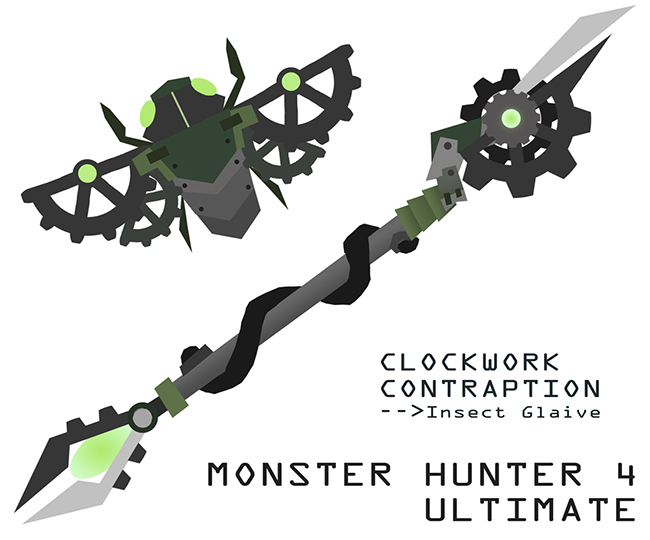 Monster Hunter 4 NA weapon contest winner is an insect glaive