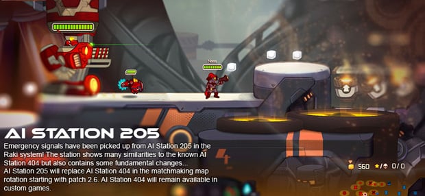New map, AI bots headed to Awesomenauts
