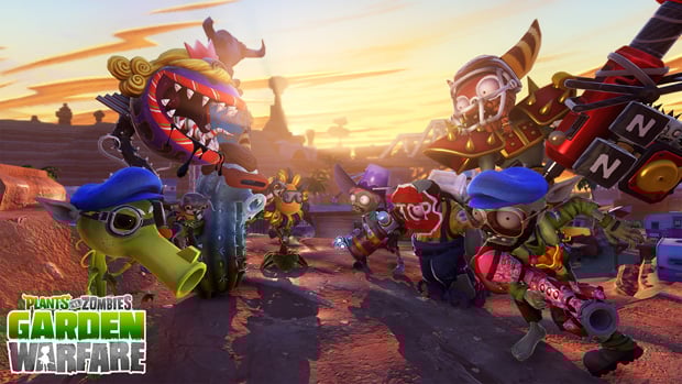 Play Plants vs. Zombies: Garden Warfare in bed with Remote Play