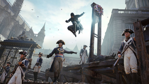 You won't be decapitating anybody in Assassin's Creed Unity