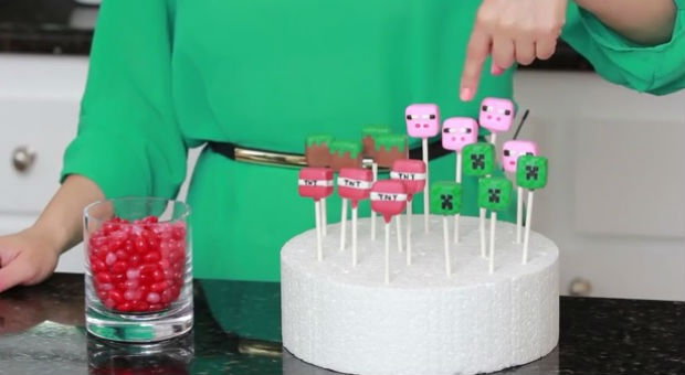 Watch Ro make some Minecraft candy pops in this episode of Nerdy Nummies