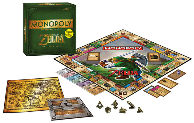 Zelda Monopoly coming next month, with a GameStop exclusive version