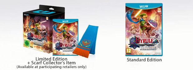 European limited edition of Hyrule Warriors includes that awesome scarf too