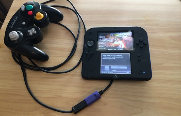 Someone made a custom GameCube controller adapter for 3DS