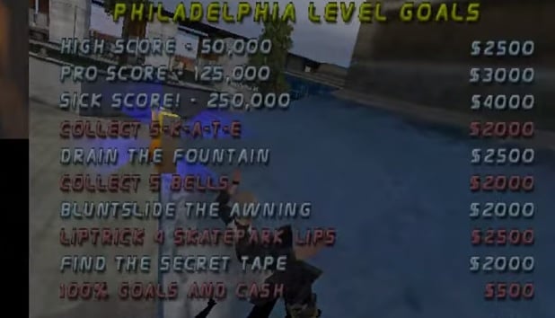 This guy beats Tony Hawk's Pro Skater 2 in roughly three minutes