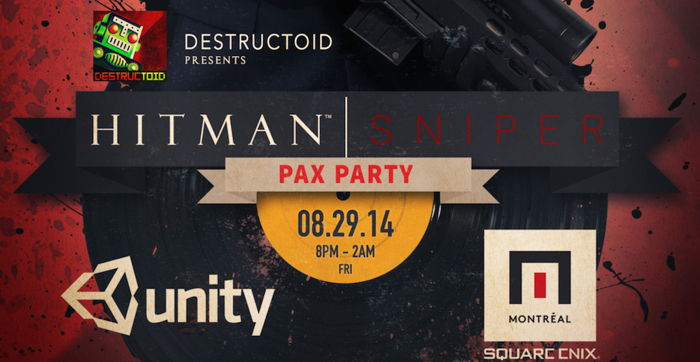 Come party with Destructoid, Square Enix Montreal, & Unity at PAX Prime 2014