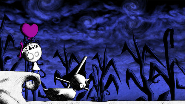 Akira Yamaoka creating an exclusive track for Murasaki Baby