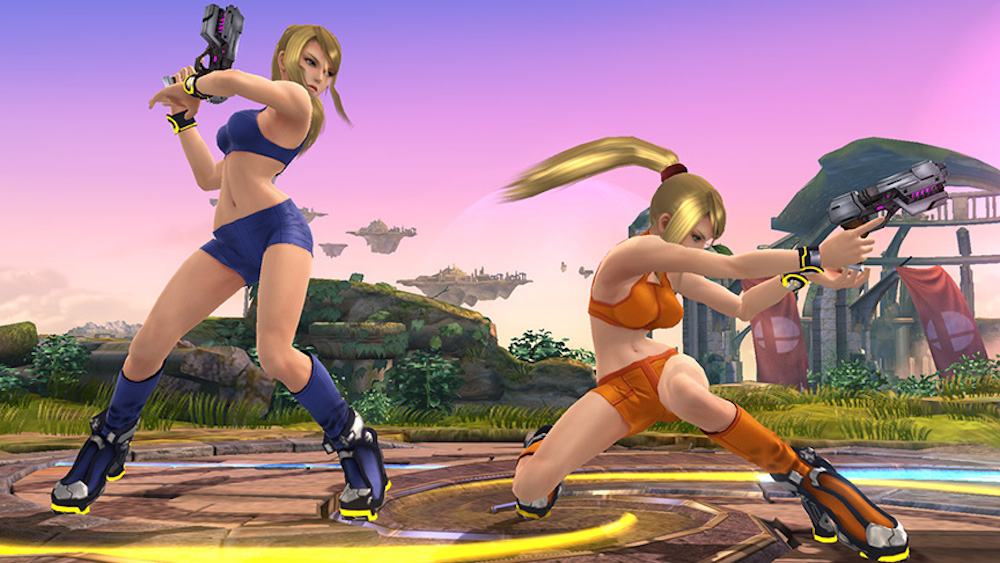 Samus gets a new outfit in Super Smash Bros. and oh boy