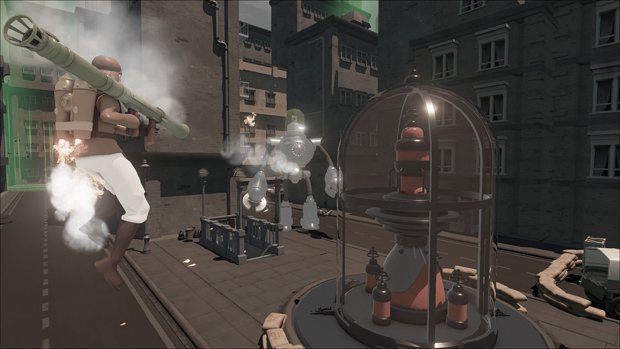 Fortified is a base defense shooter inspired by 1950s science fiction