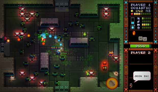Iron Fisticle looks a bit like Robotron x Gauntlet