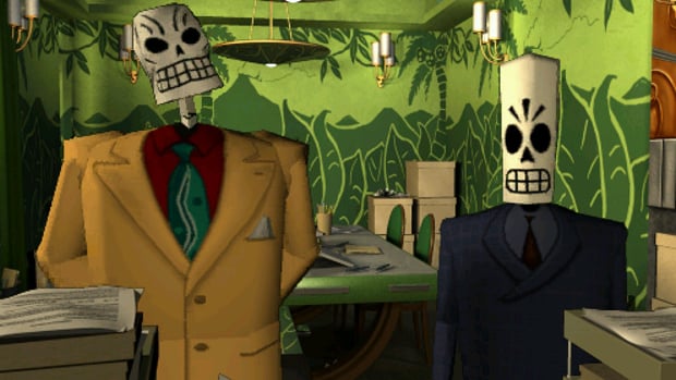 Here's Grim Fandango running on PS4
