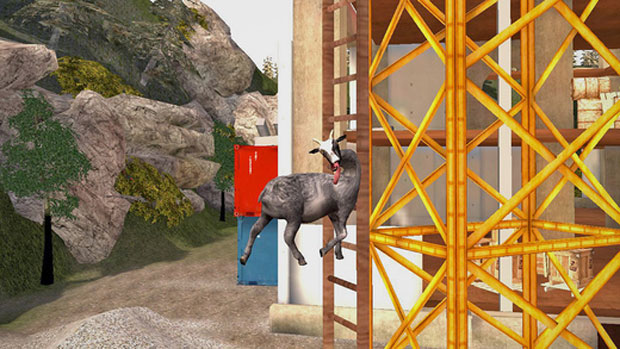 You can now play Goat Simulator on the go