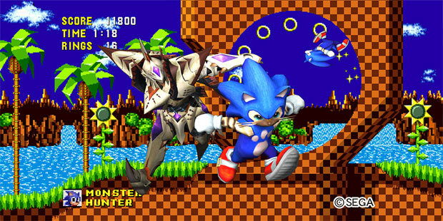 Sonic x Monster Hunter 4 Ultimate is, uh, yeah...