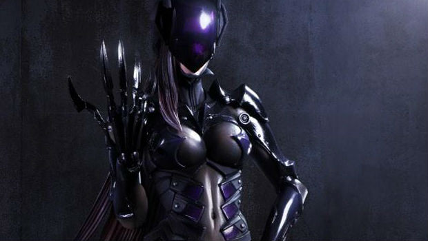 Final Fantasy director Tetsuya Nomura crafts an interesting take on Catwoman that looks like a Metal Gear villain