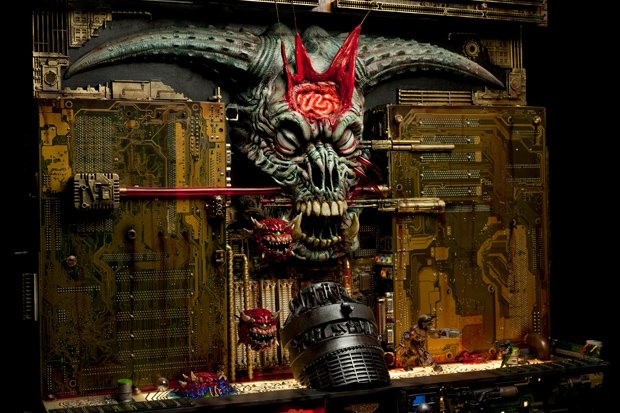 Doom II's Icon of Sin immortalized as a badass statue