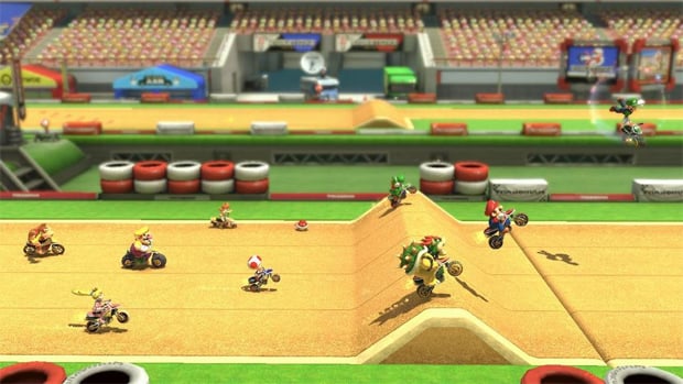Mario Kart 8's take on Excitebike makes me smile