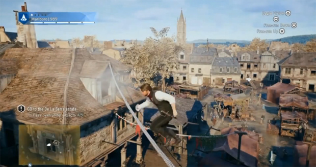Let's watch Assassin's Creed Unity glitch out to the tune of 'Barbie Girl'