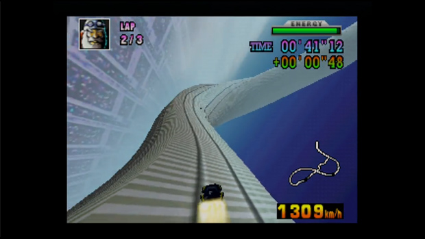 Mario Kart 8's take on Mute City recreated in F-Zero X
