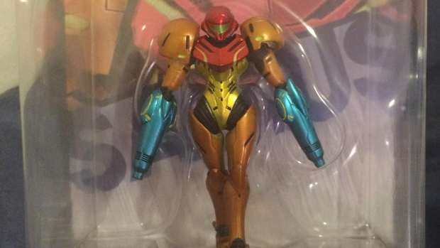 Manufacturing mistake bears double arm cannon Samus amiibo