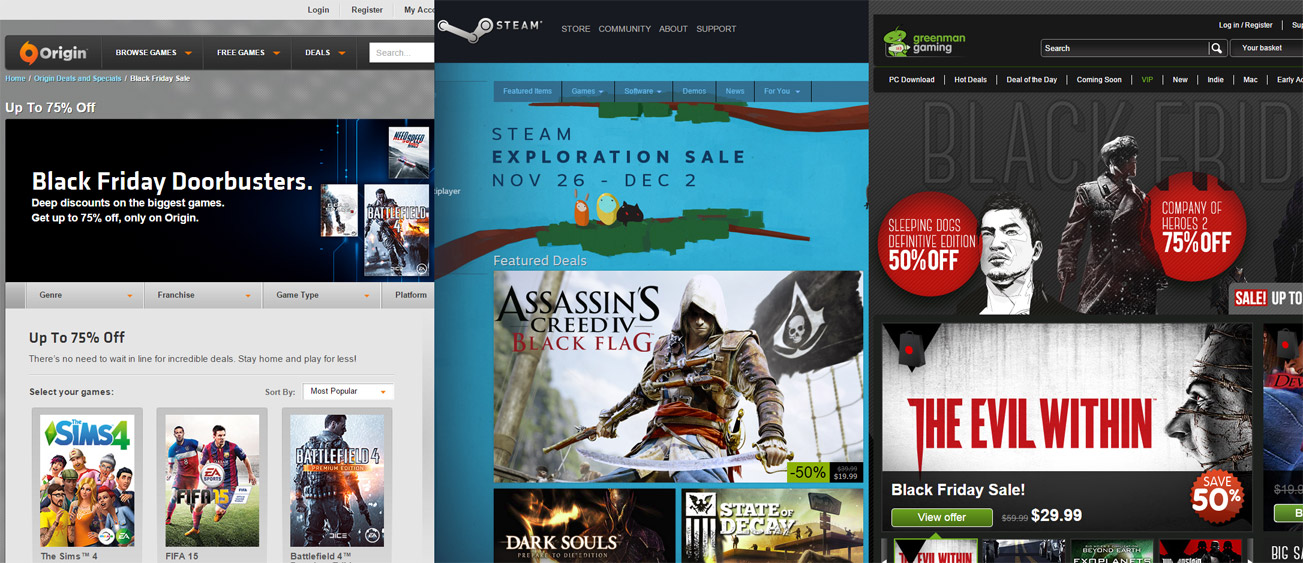 The giant list of Black Friday PC digital game deals