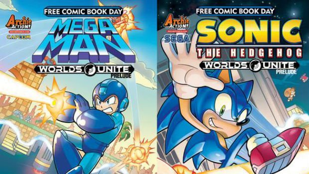 Mega Man and Sonic are lined up for Free Comic Book Day again