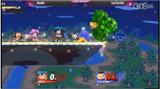 Tiiiimberrrr! Falling trees will be the death of you in Smash Bros.