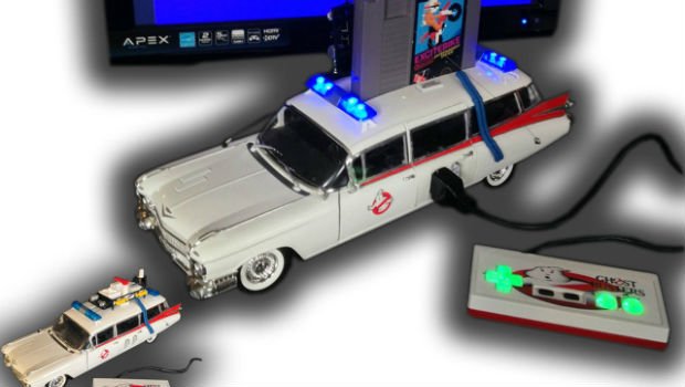 Don't cross the streams on this working Ecto-1 NES
