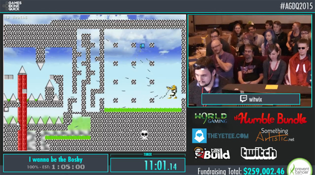 Absurdly tough I Wanna Be The Boshy looks effortless in this speedrun